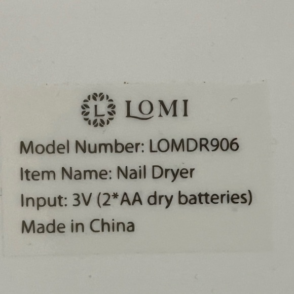 Lomi Beauty Portable Fan Nail Dryer - Picture 4 of 10